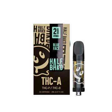 half bakd blue face thca cart