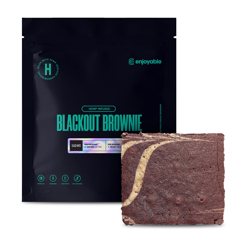 Delta-8 THC Blackout Brownie