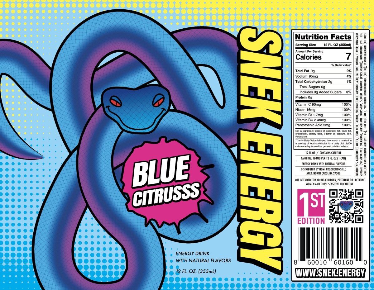 SNEK ENERGY DRINK - YUMZ LAB