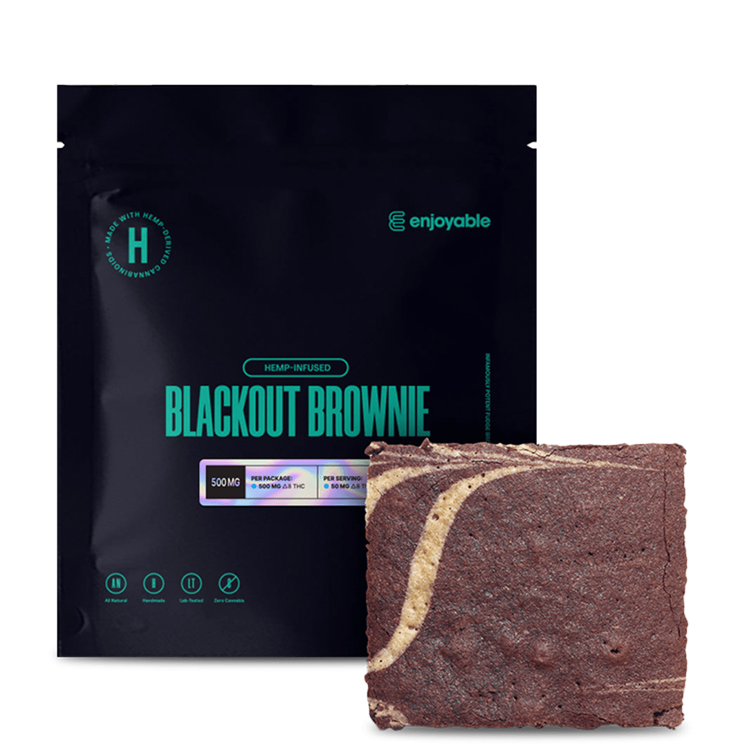 Delta-8 THC Blackout Brownie