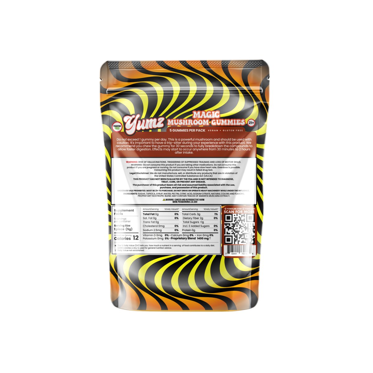 YUMZ - Mango ( Magic Nootropic Gummies ) ( Free Gift ) - YUMZ LAB
