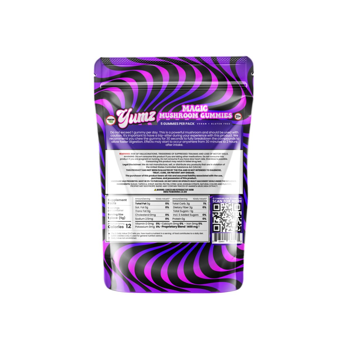 YUMZ - Mixed Berry ( Magic Nootropic Gummies ) - YUMZ LAB