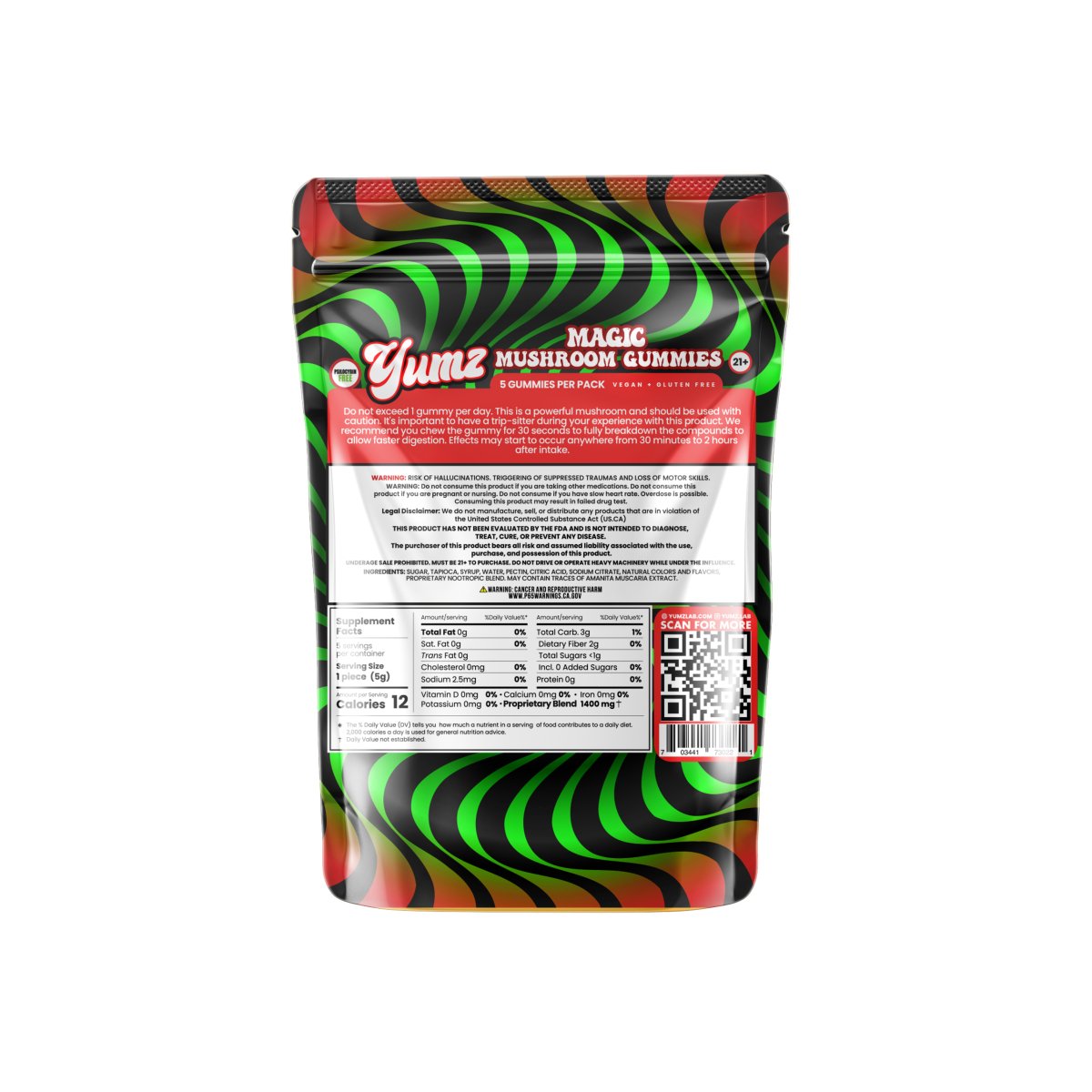 YUMZ - Watermelon ( Magic Nootropic Gummies ) - YUMZ LAB