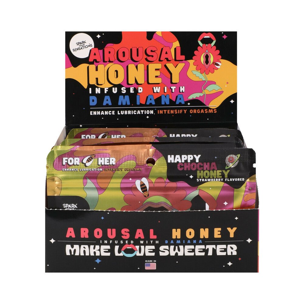 Happy Chocha Honey Arousal Honey 12-Pack Display