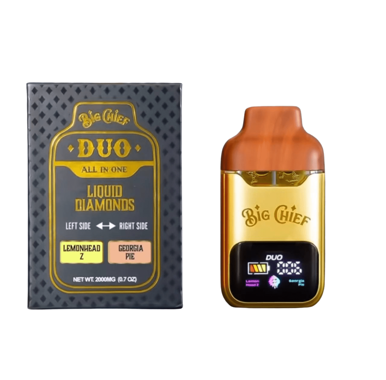 Big Chief - DUO - THC-A Disposable Vape - Liquid Diamonds YUMZ LAB Big Chief - DUO - THC-A Disposable Vape - Liquid Diamonds YUMZ LAB