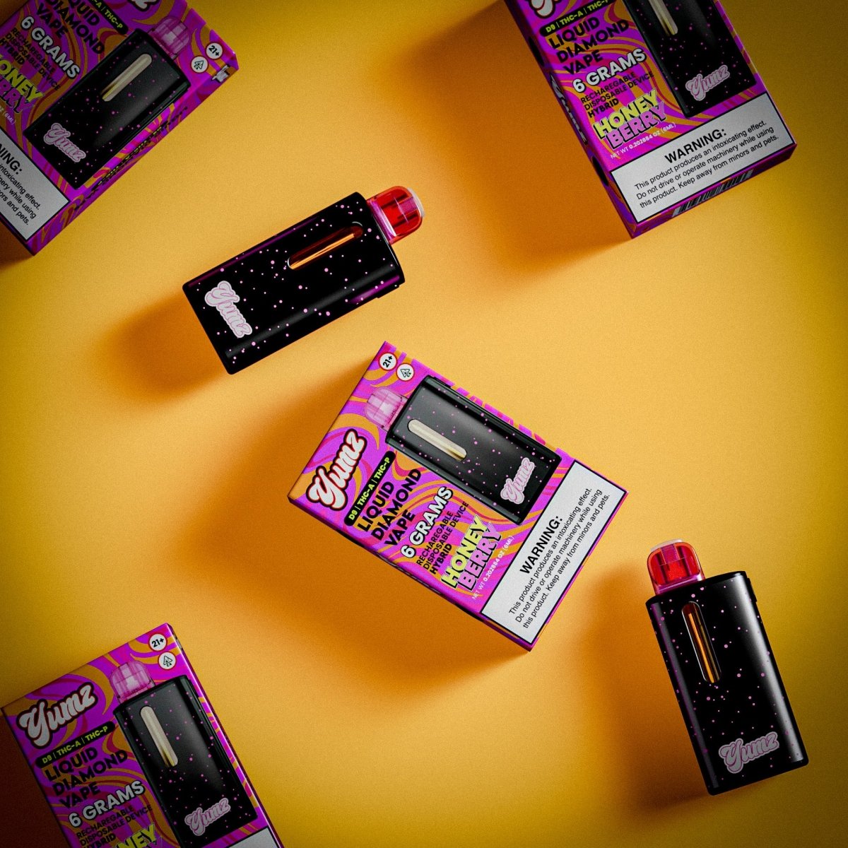 Yumz Honey Berry Hybrid THC Vape (6g) (D9 + THC-A + THC-P) YUMZ LAB Yumz Honey Berry Hybrid THC Vape (6g) (D9 + THC-A + THC-P) YUMZ LAB