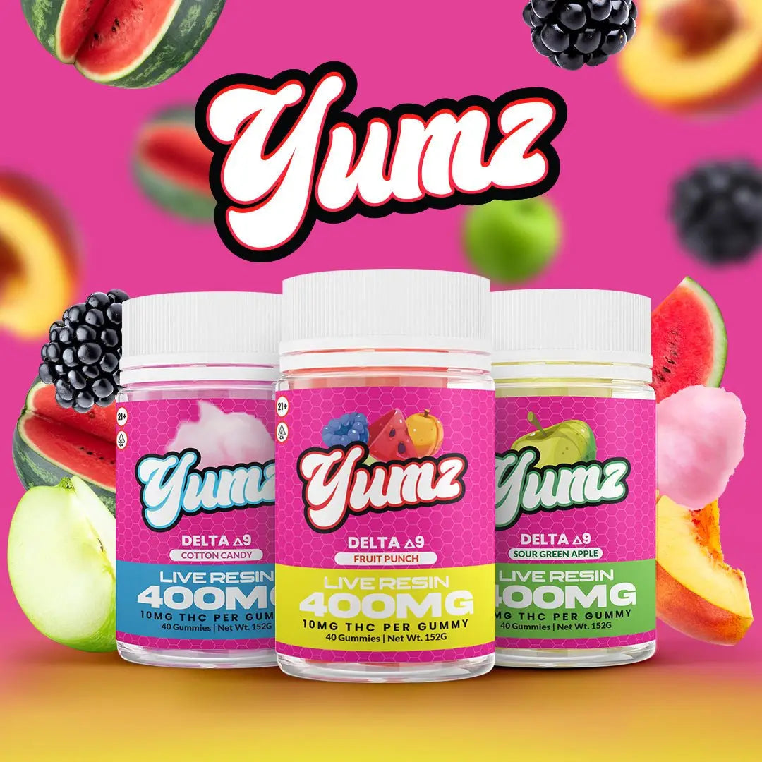 Legal Delta 8 and 9 THC Gummies with Live Resin – YUMZ LAB