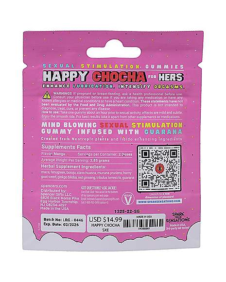 
                  
                    Happy Chocha Sexual Stimulation Gummies – 2 Pack
                  
                