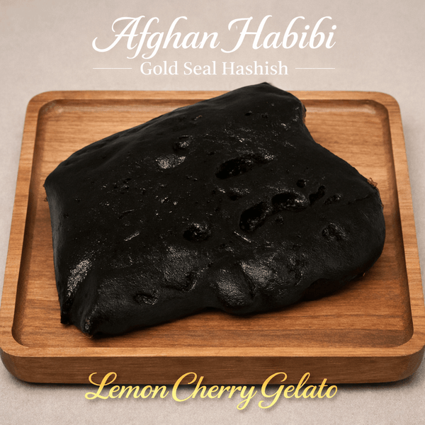 Afghan Habibi Gold Seal Lemon Cherry Gelato