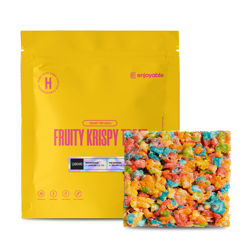
                  
                    Delta-8 THC Fruity Krispy
                  
                