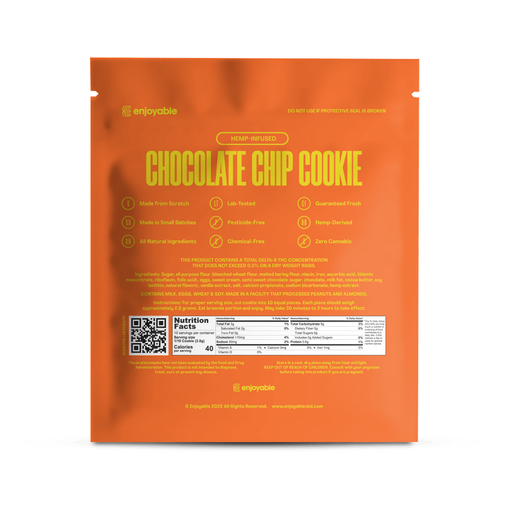 
                  
                    Delta-8 THC Chocolate Chip Cookie
                  
                