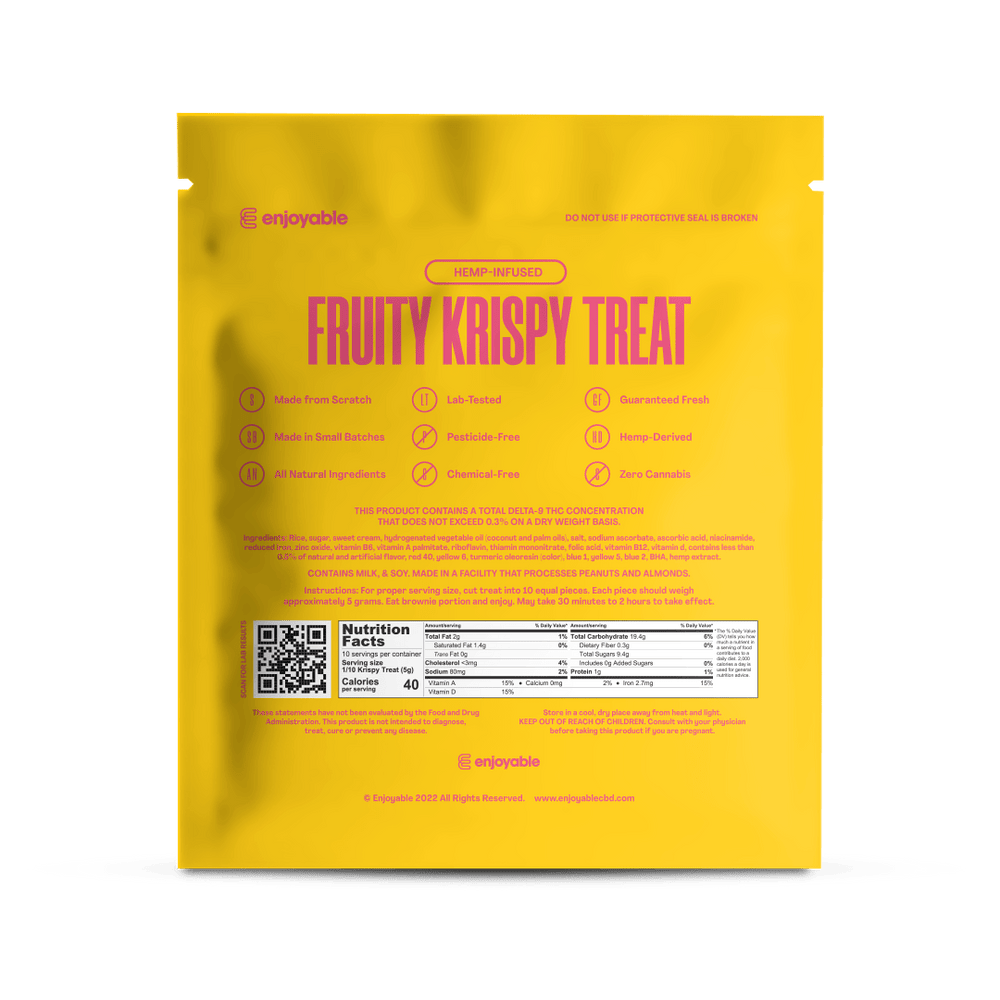 
                  
                    Delta-8 THC Fruity Krispy
                  
                