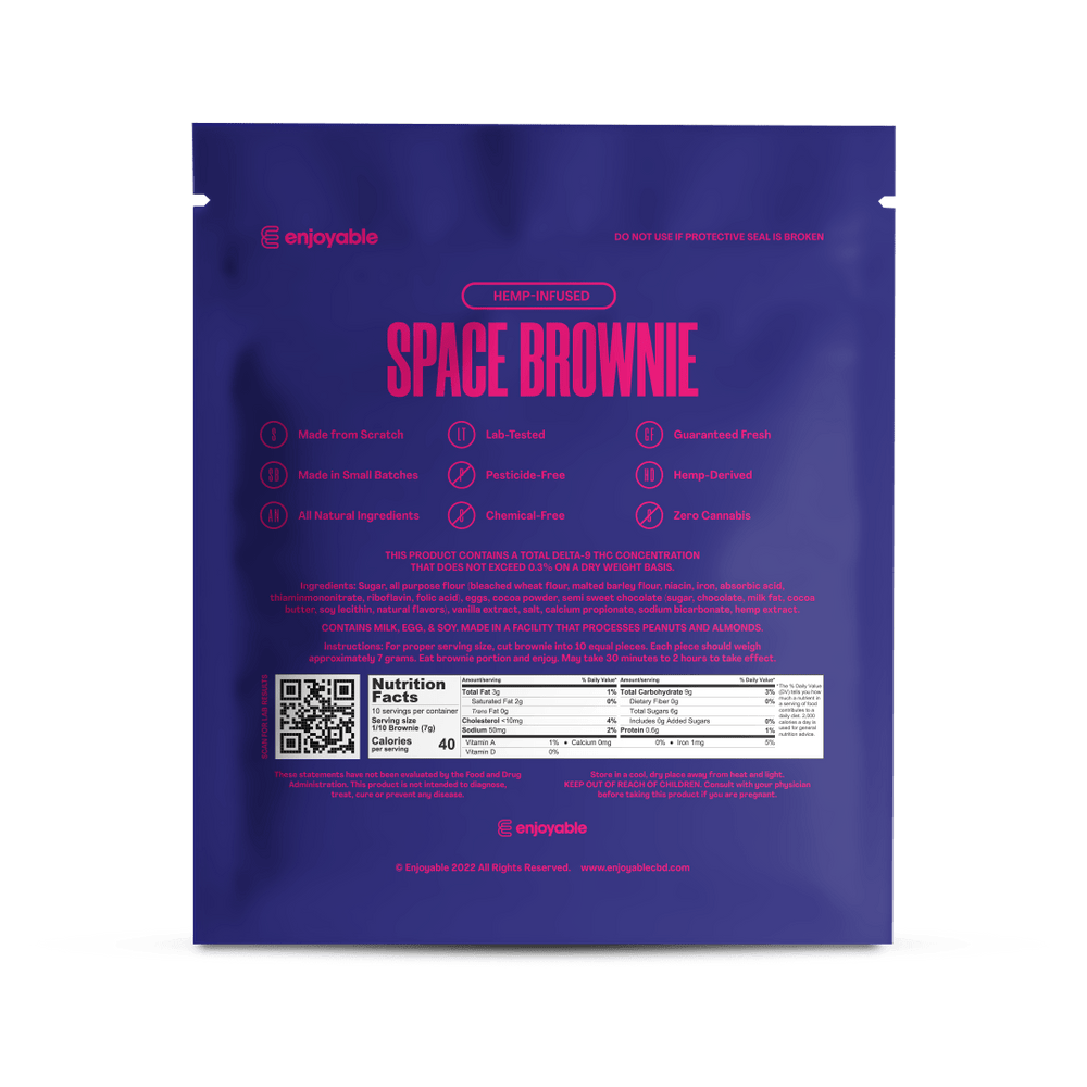 
                  
                    Delta-8 THC Space Brownie
                  
                