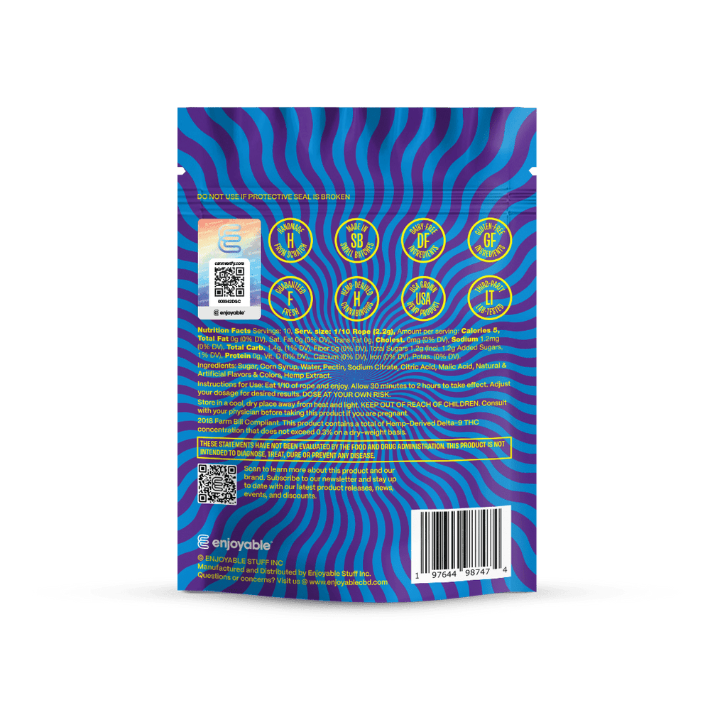
                  
                    Delta 9 THC Sour Rope
                  
                