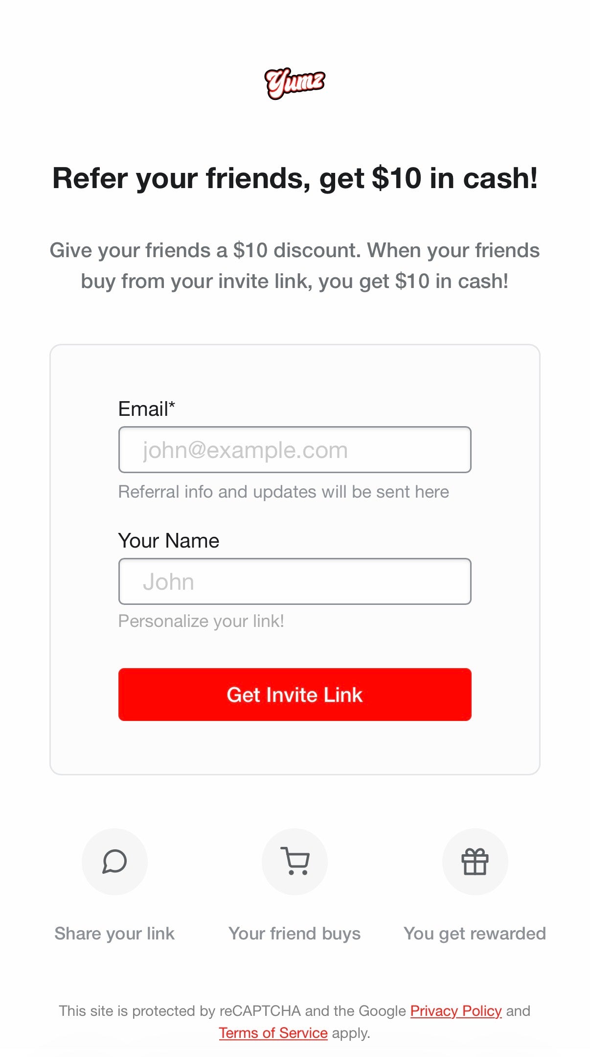 Get $10.00 For Free | YUMZ Giveaway