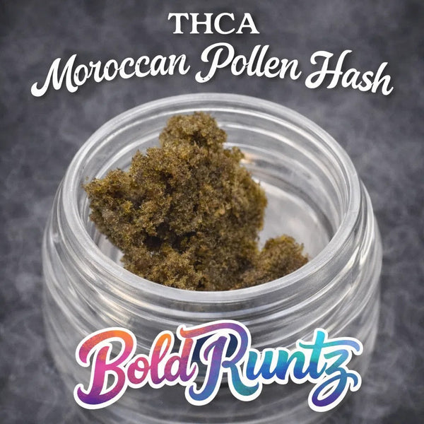 THCA Moroccan Pollen Hash Bold Runtz
