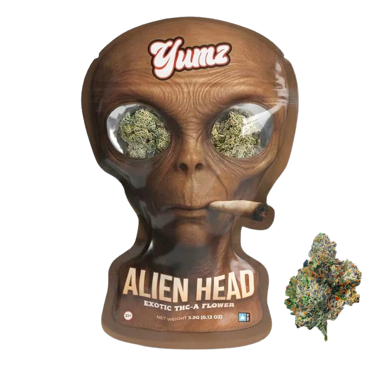 alien head thc flower 