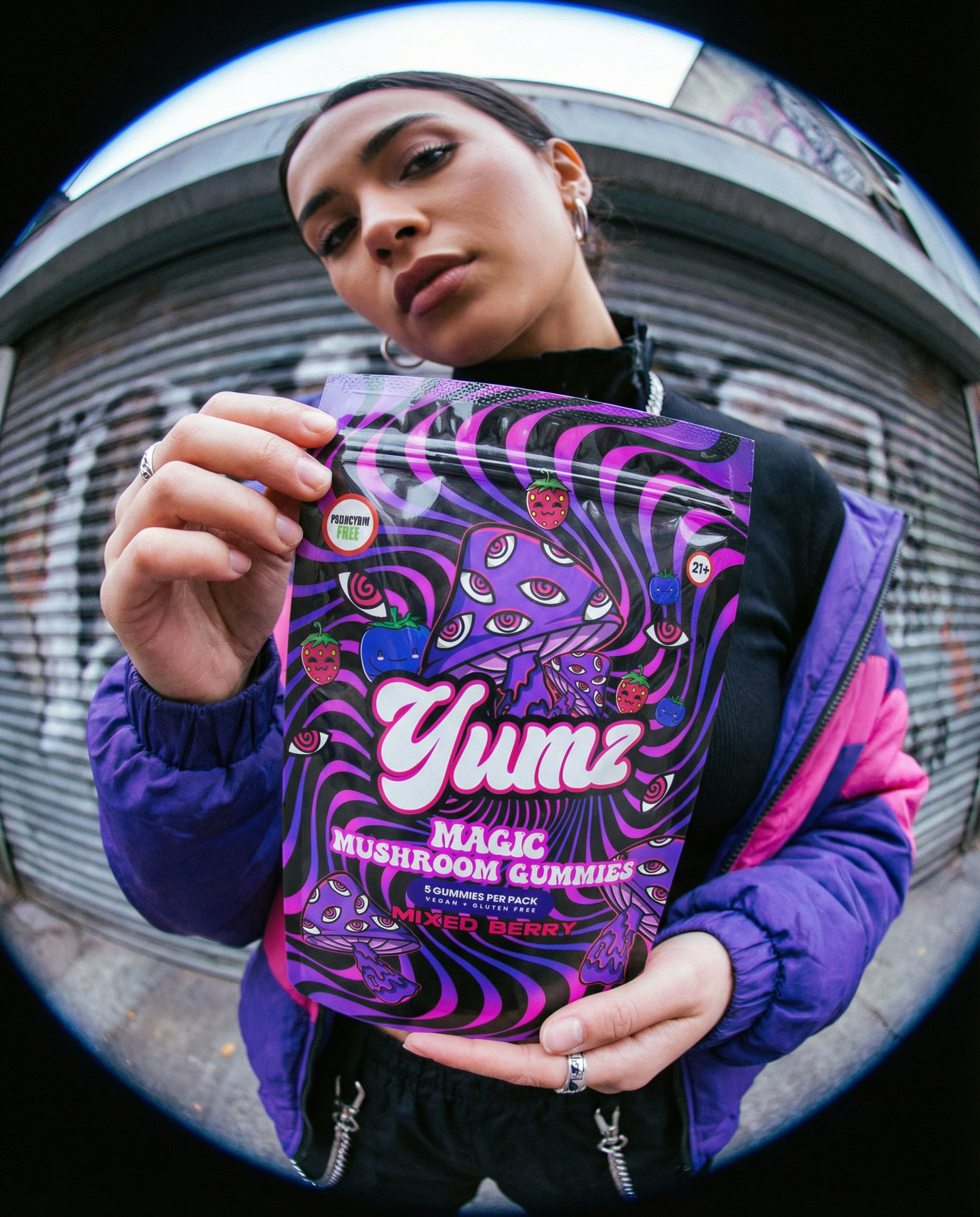 berry mushroom gummies