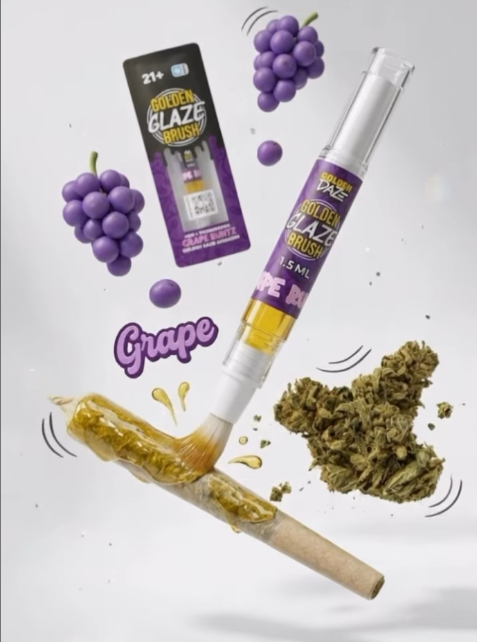 golden glaze thc brush