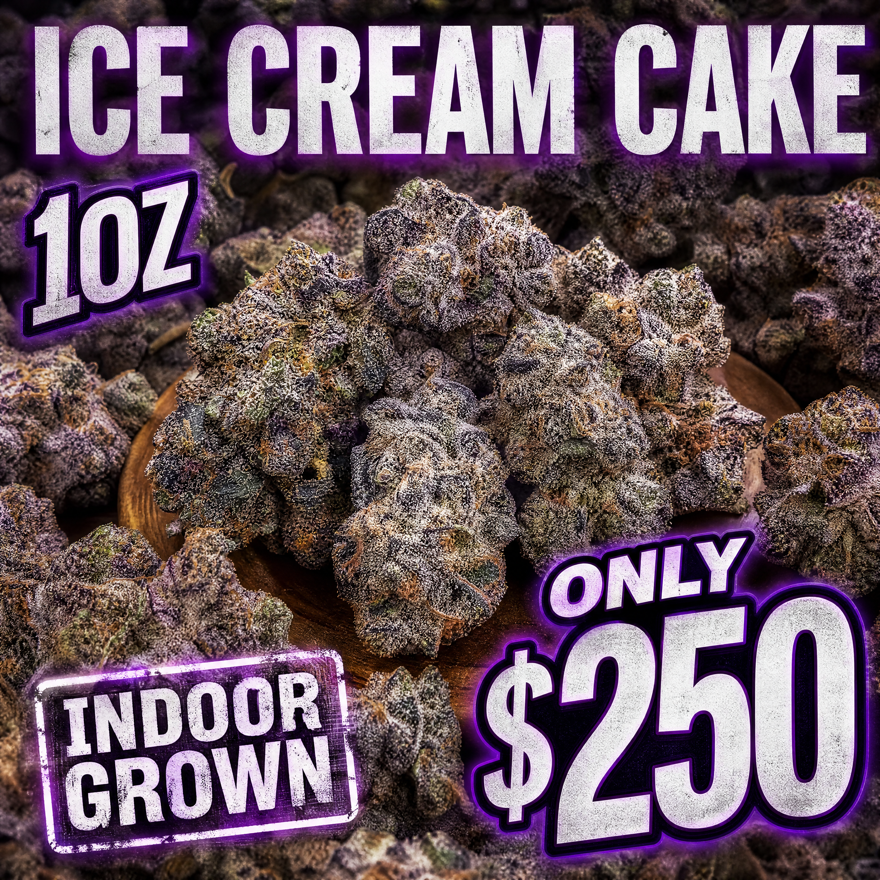 Ice Cream Cake Exotic THCA Flower | 1 OZ