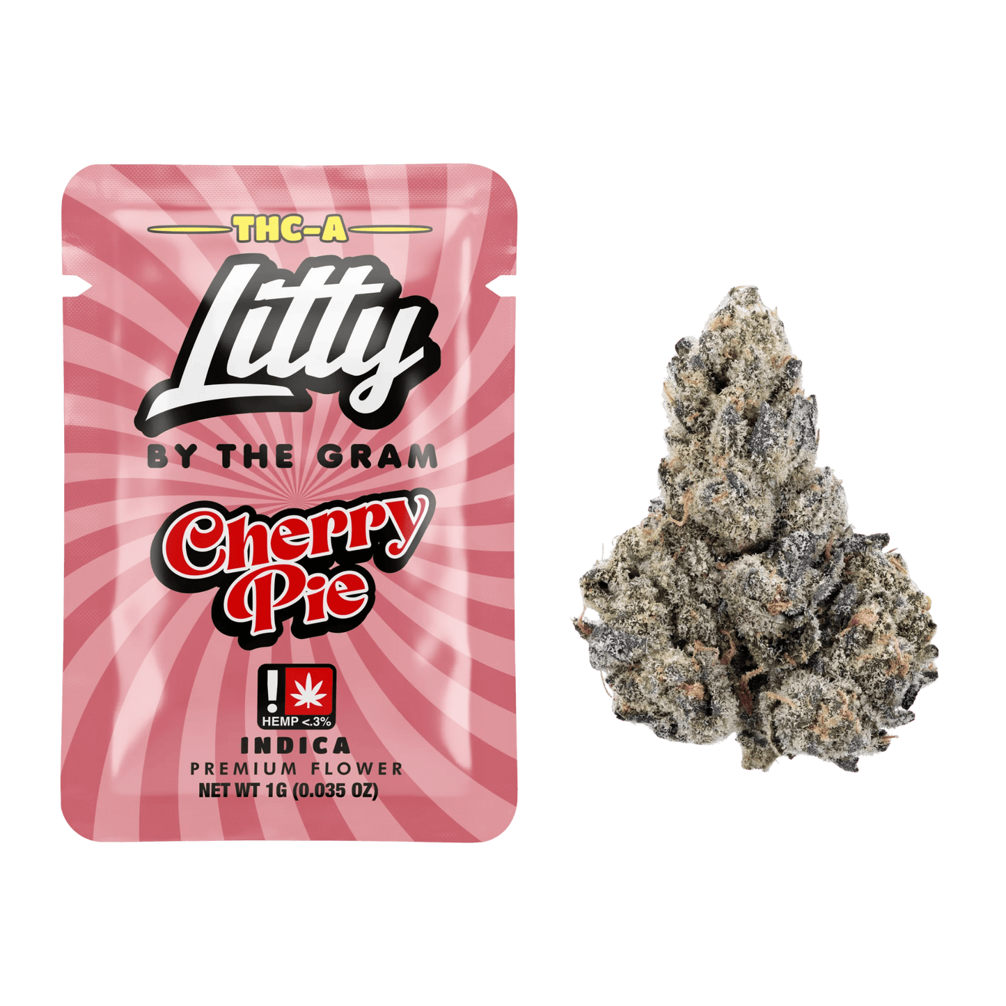 Litty - Cherry Pie - THCA Flower - 1 Gram Sample Code