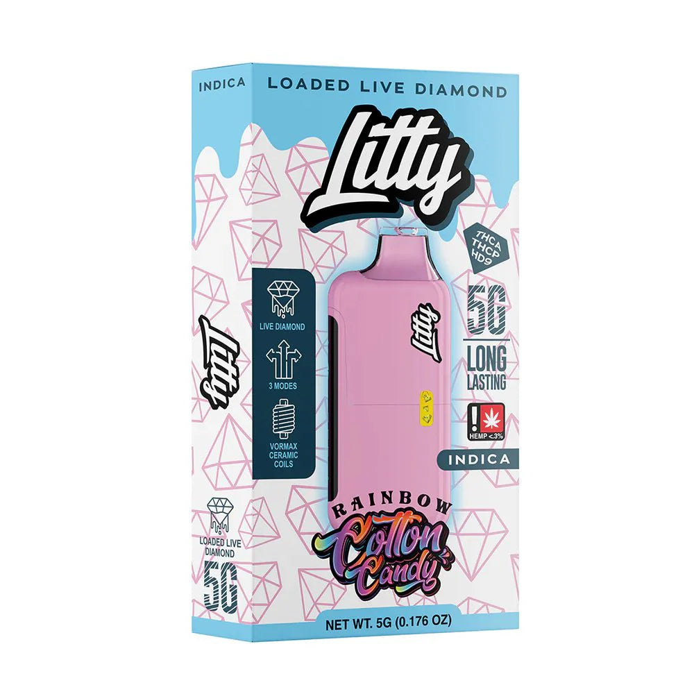 LITTY - THCA Diamonds - 5G Disposable Vape Pen YUMZ LAB LITTY - THCA Diamonds - 5G Disposable Vape Pen YUMZ LAB