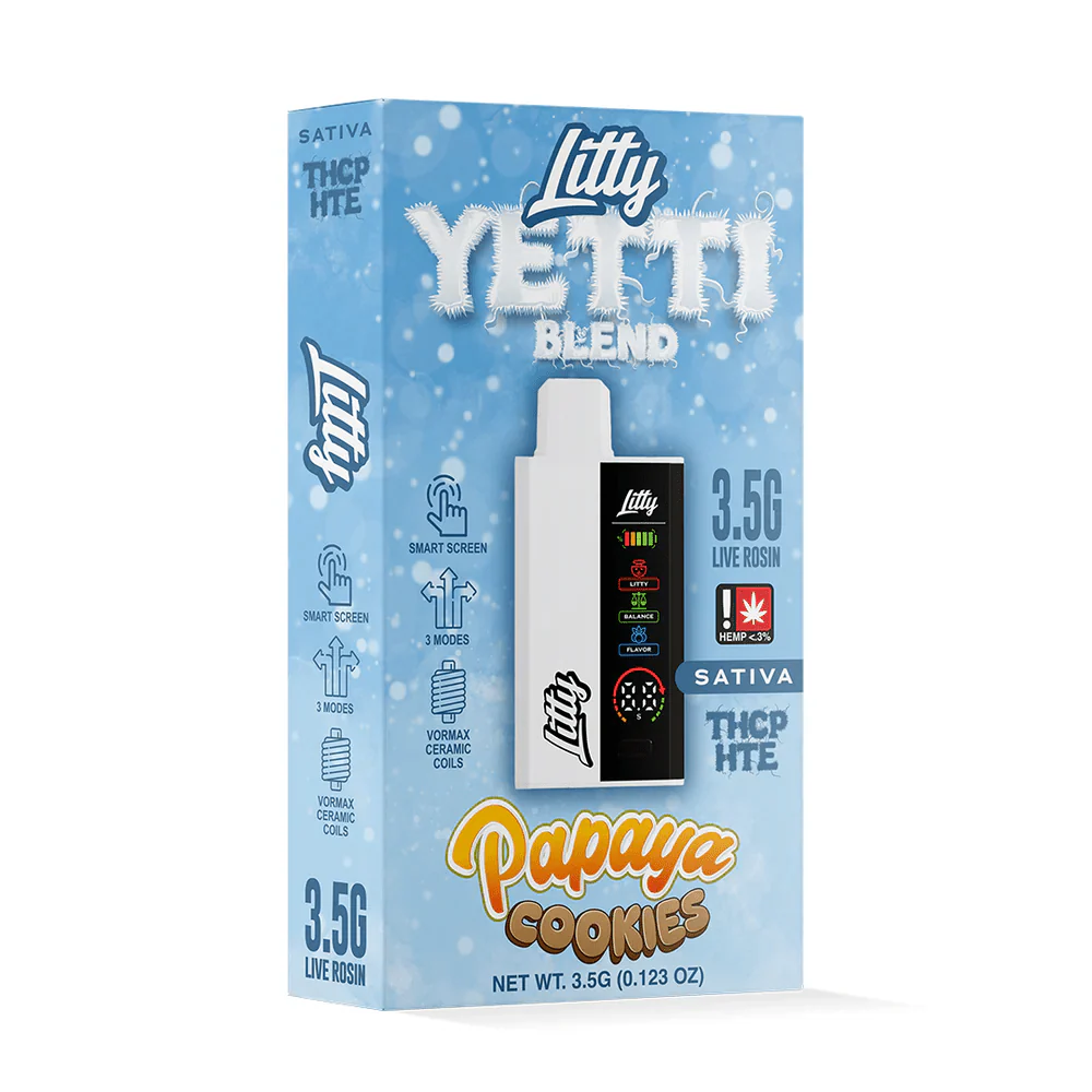 LITTY - THCP - DISPOSABLE VAPE - 3.5G YUMZ LAB LITTY - THCP - DISPOSABLE VAPE - 3.5G YUMZ LAB