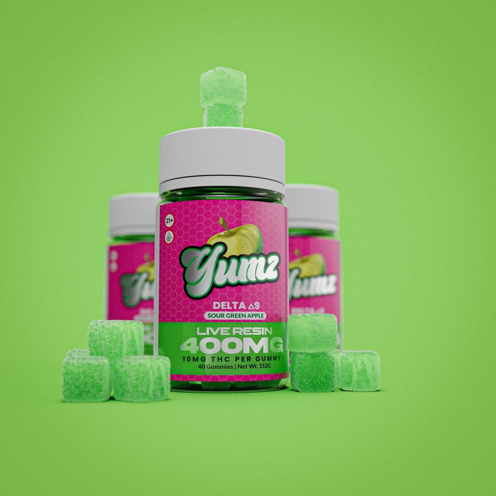 
                  
                    THC Gummies - Delta 9 THC - YUMZ LAB - Sour Green Apple - YUMZ LAB
                  
                