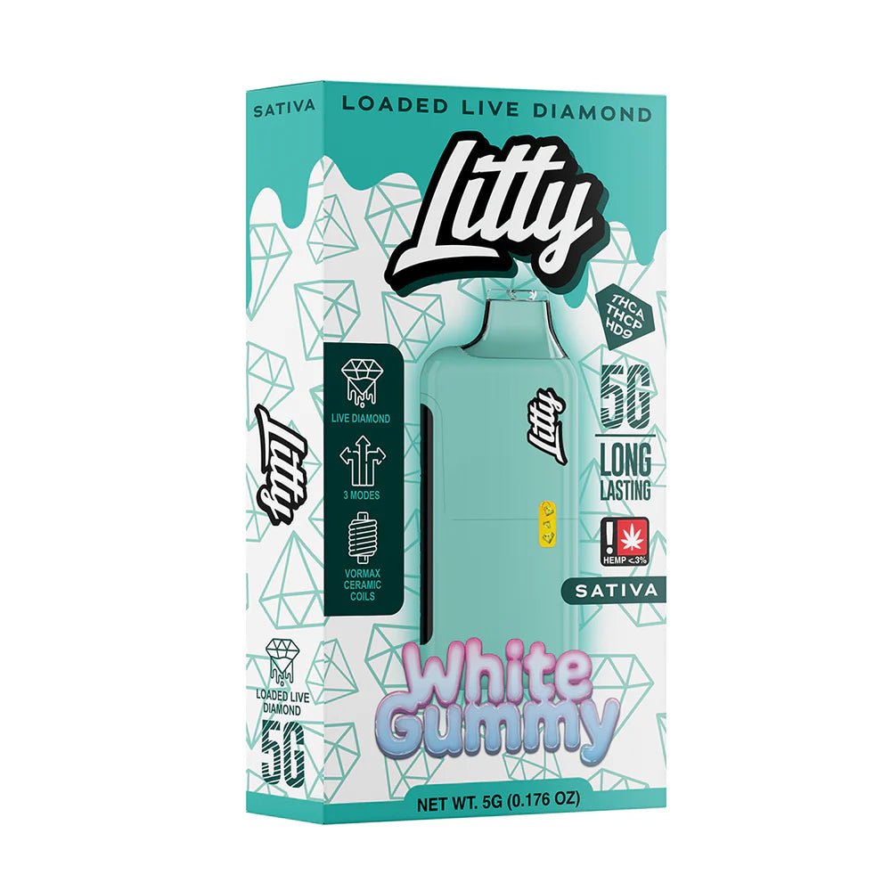 litty thca vape white gummy