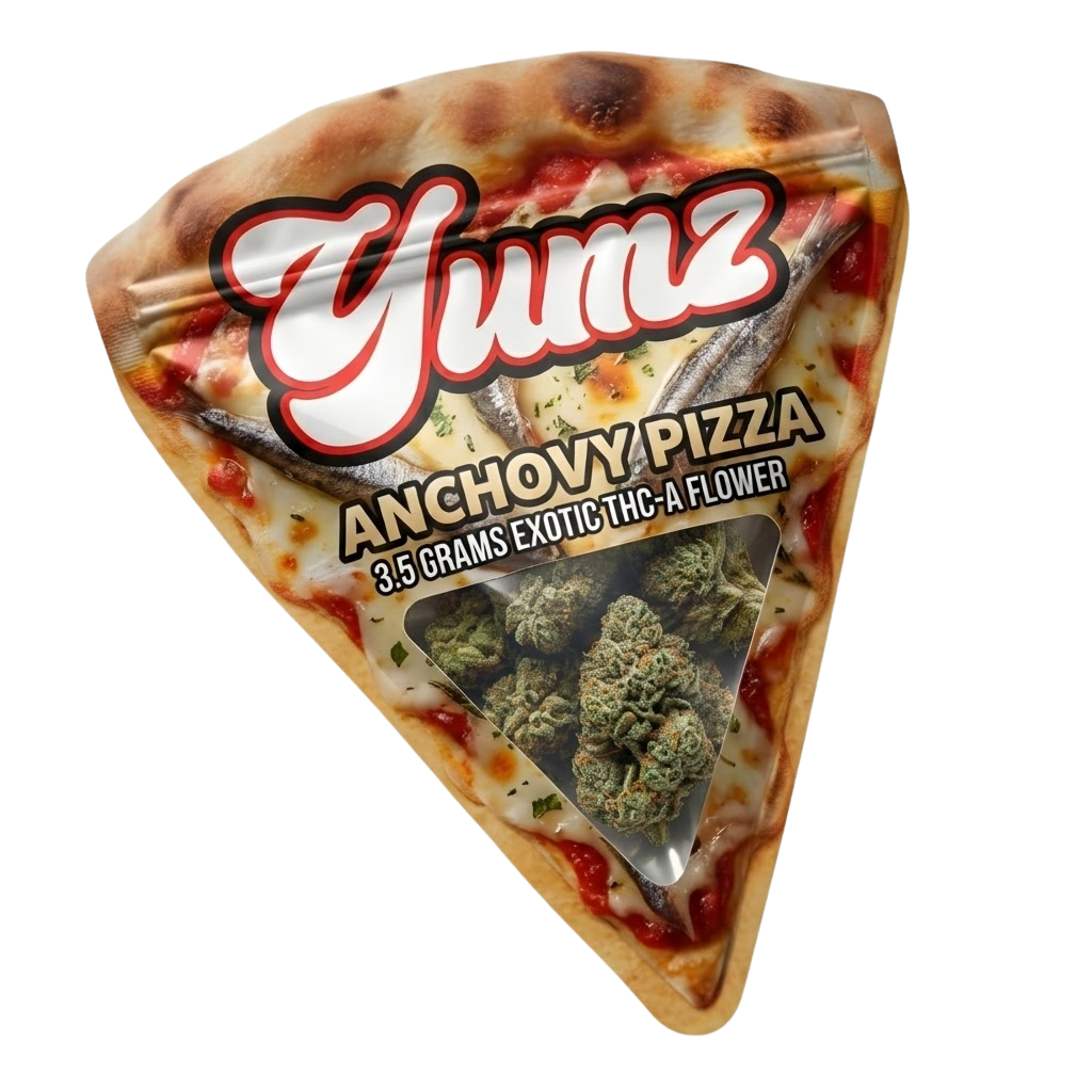 YUMZ - AAA EXOTICS - ANCHOVY PIZZA - THCA FLOWER - 30.00% - Anchovy Pizza (Indica)