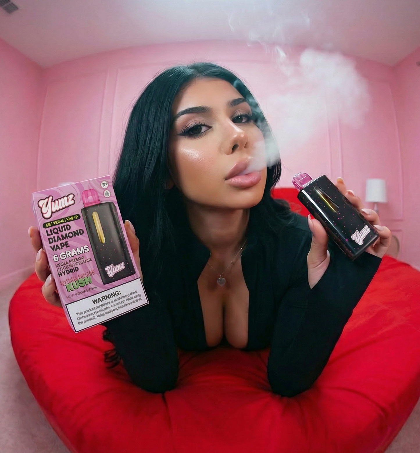 Yumz - Bubblegum Kush - Hybrid - THC Disposable Vape (6 Grams) D9 + THC-A + THC-P)