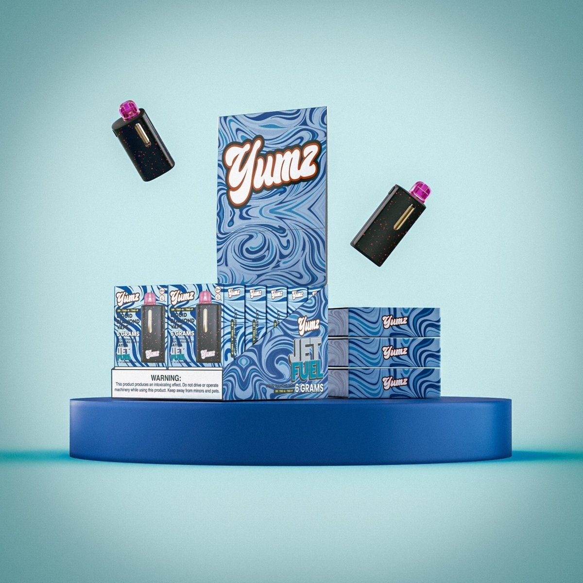 Yumz - Jet Fuel - Sativa - THC Disposable Vape (6 Grams) D9 + THC-A + THC-P)